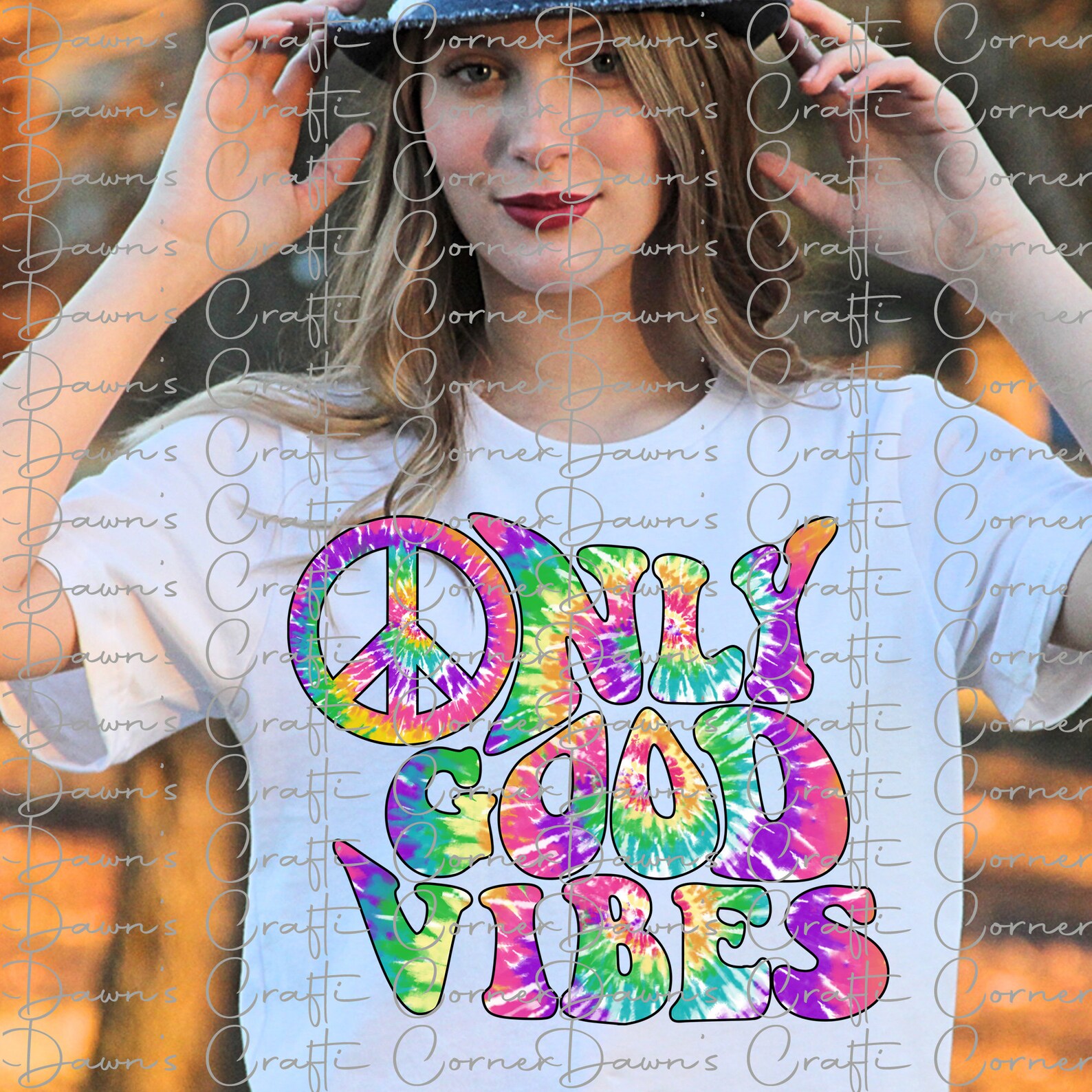 Good Vibes Good Vibes Png Only Good Vibes Tie Dye Good Etsy