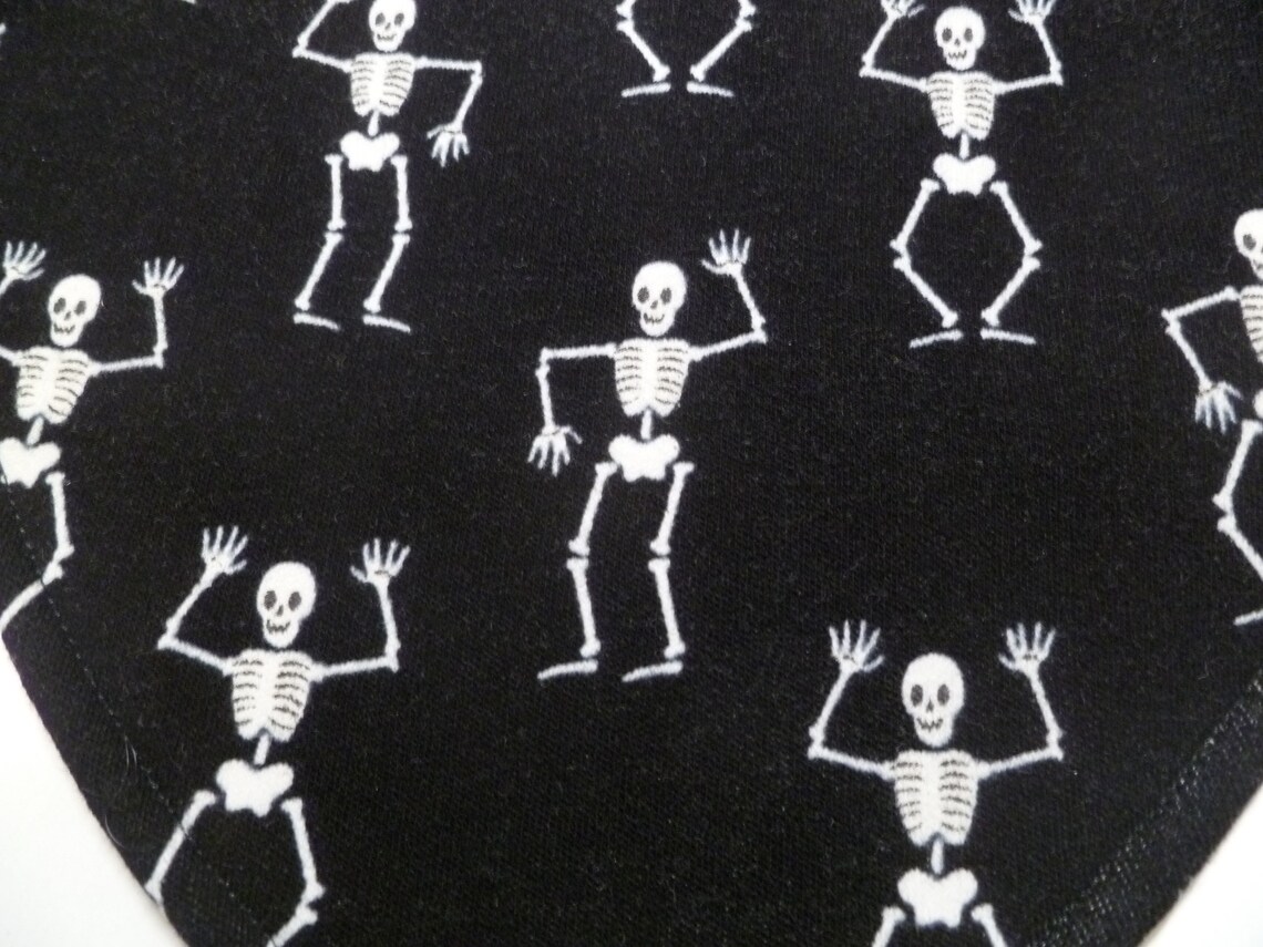 Baby Halloween Bib Skeleton Bib Glow In The Dark Bib Baby Boy Etsy