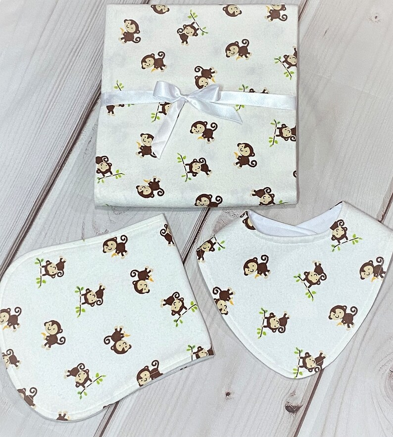 Flannel Receiving Blanket Boy Flannel Blanket Baby Boy Burp Etsy