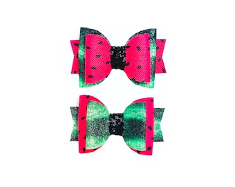 Dog Dog Bow Dog Bow Tie Summer Fruit Fruit Salad Summer Fruit Bow Summer Fruit Bow Tie Aqua Strawberry Watermelon Pear