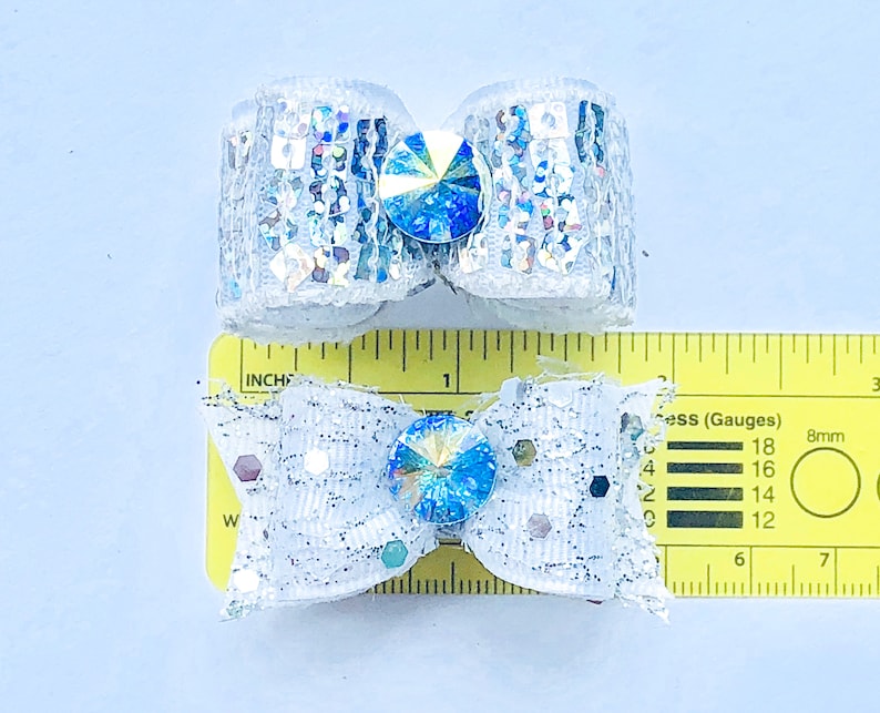 Dog Hair Bows Thanksgiving Pumpkins Pet Bow Fall Autumn Glitter Dog Bow Pumpkin Dog Bow Elastics Barrette