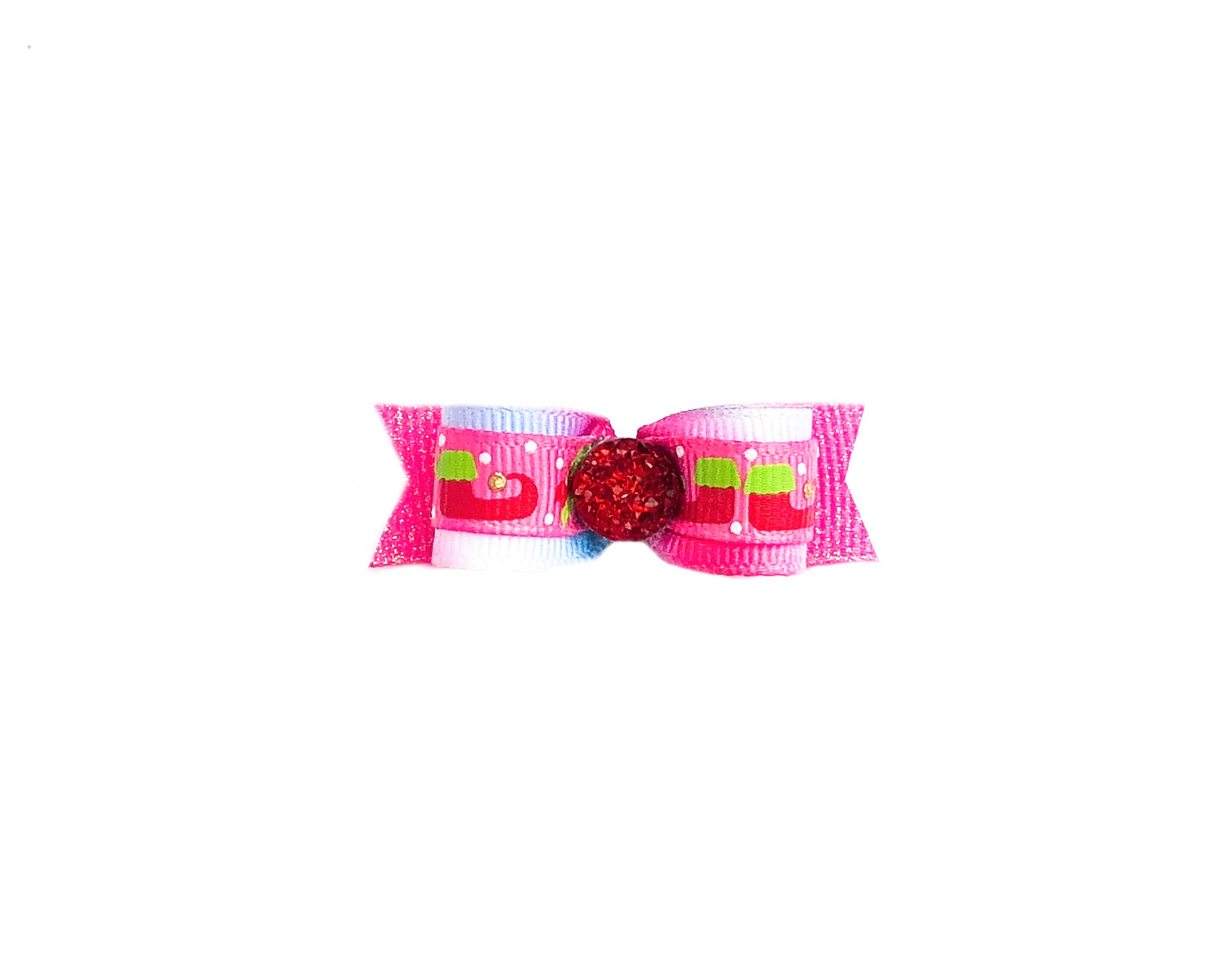 Christmas foe Christmas elastic Christmas hair ties Christmas Dog foe Santa-5//8”