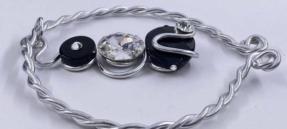 Jeff Lieb Abstract Crystal and Black Statement Co… - image 2