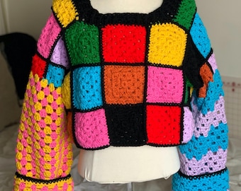 Maglione oversize colorato