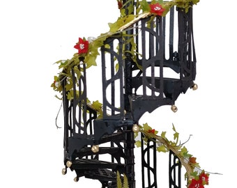 Ringhiera Portico Casa Bambole 2 Set 12" Binario Manuale E Guida - Foto 8