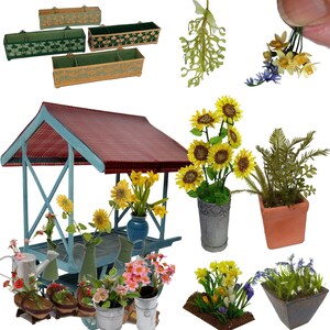 BUNDLE 2 - SVG files 12th scale miniature for Cricut etc. Instant Download.