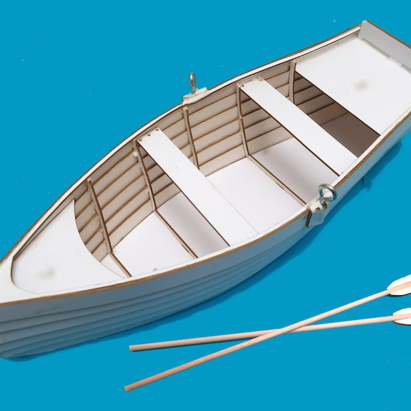 SVG files 12th scale rowboat.  Suitable for Cricut Maker and Laser cutter.