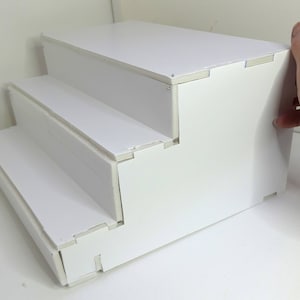 PDF file.  Small display stand #2 for sales or collectibles - Digital download. Lightweight and foldable.