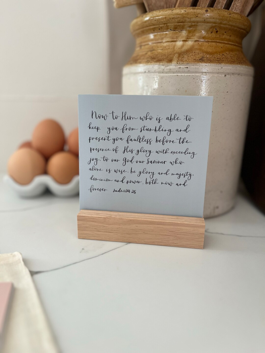 52 Weeks of Scripture Bible Verse Cards Prayer Cards With Wood Stand ...