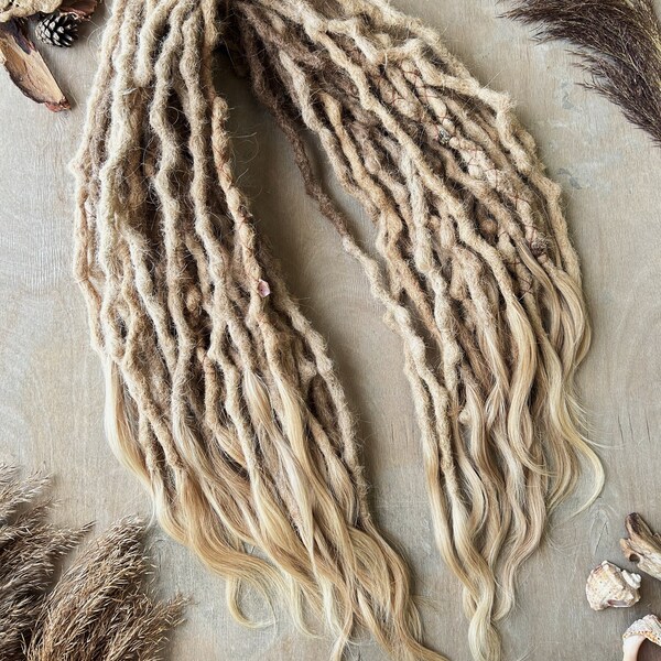 Texture Human Hair Dreads, Natural dreadlocks made for human hair