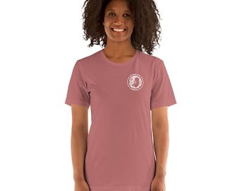 Floral Pro-Life Anti-Abortion Tee BACK + Graphic FRONT CHEST | Knit In The Womb Jeremiah 1:5 Bible Verse T-shirt | Christian Tee