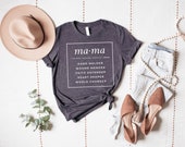 Mama Definition T-Shirt  |  Unisex Jersey Short Sleeve Tee  |  Tee for Moms, Mothers Day Gift, Baby Shower Gift,