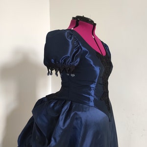 Burgundy Taffeta Victorian Ball Gown - Etsy