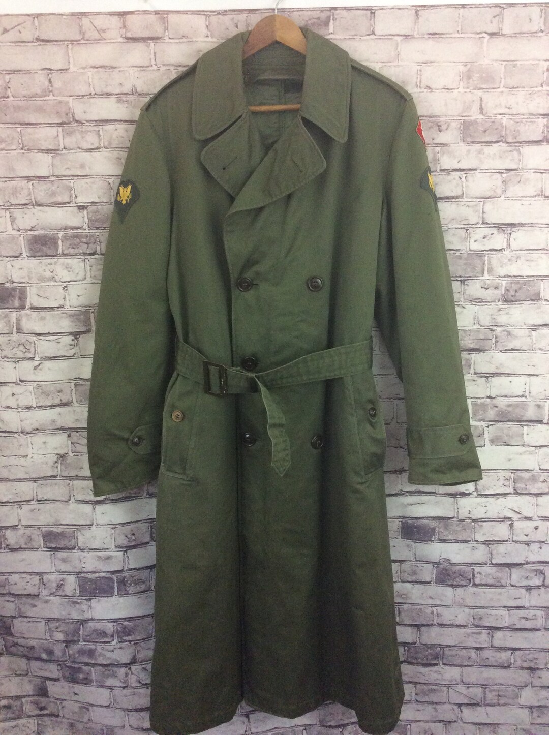 Vintage Men's Vietnam War Era Heavy Double Breasted Coat 2 - Etsy