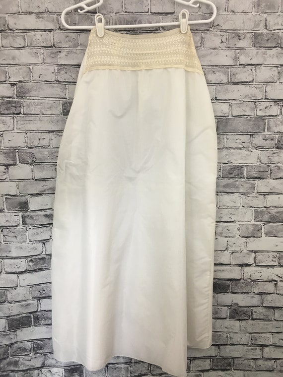 Vintage White Layered Lined Petticoat Slip Crinoline - Etsy