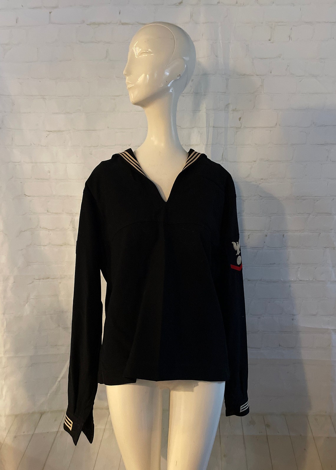 U.S. Navy Uniform Dress Jumper Top Myer Klein Naval Uniforms Etsy