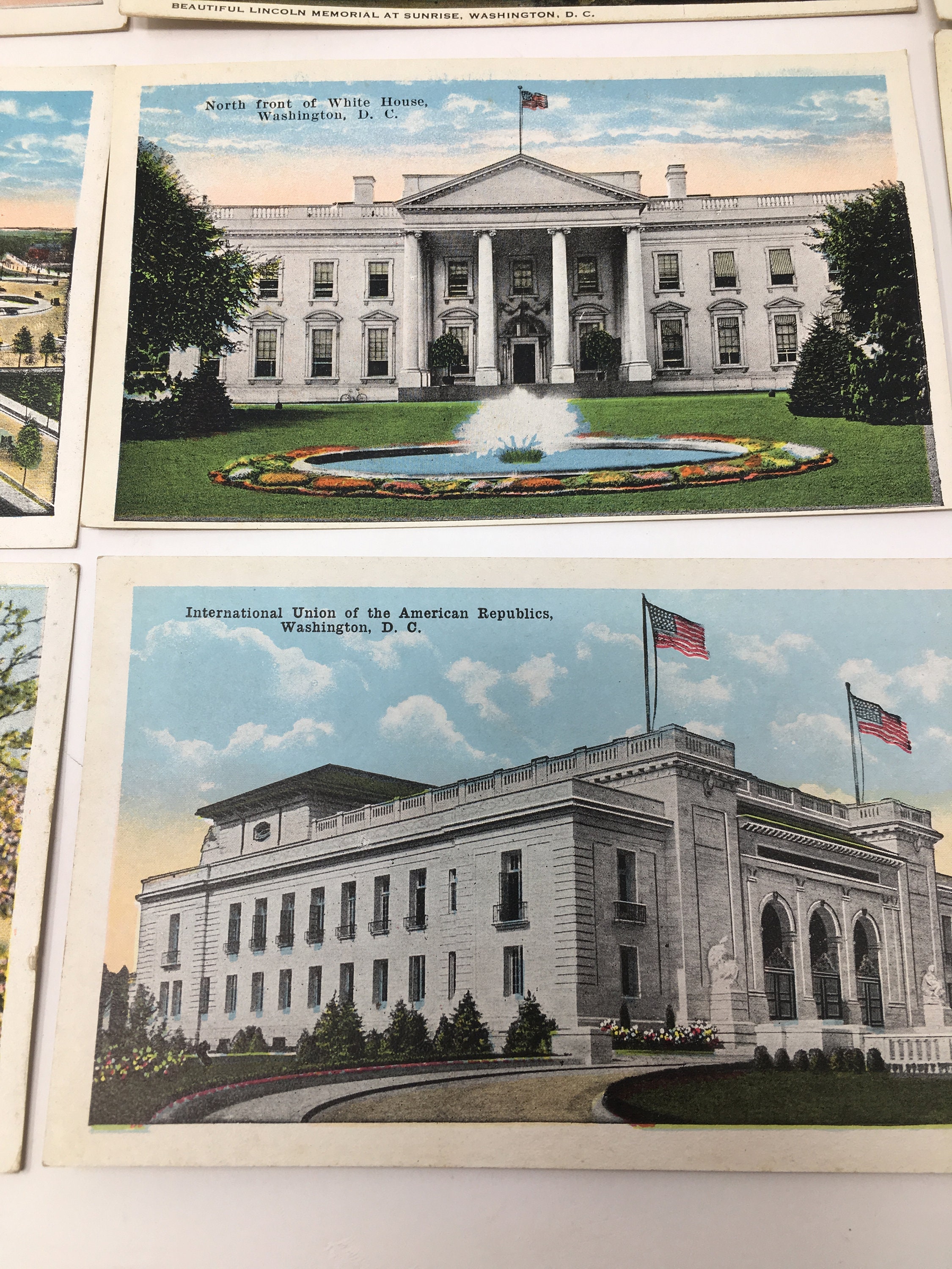 Lot of 18 Vintage Antique Postcards Washington DC Whitehouse Etsy