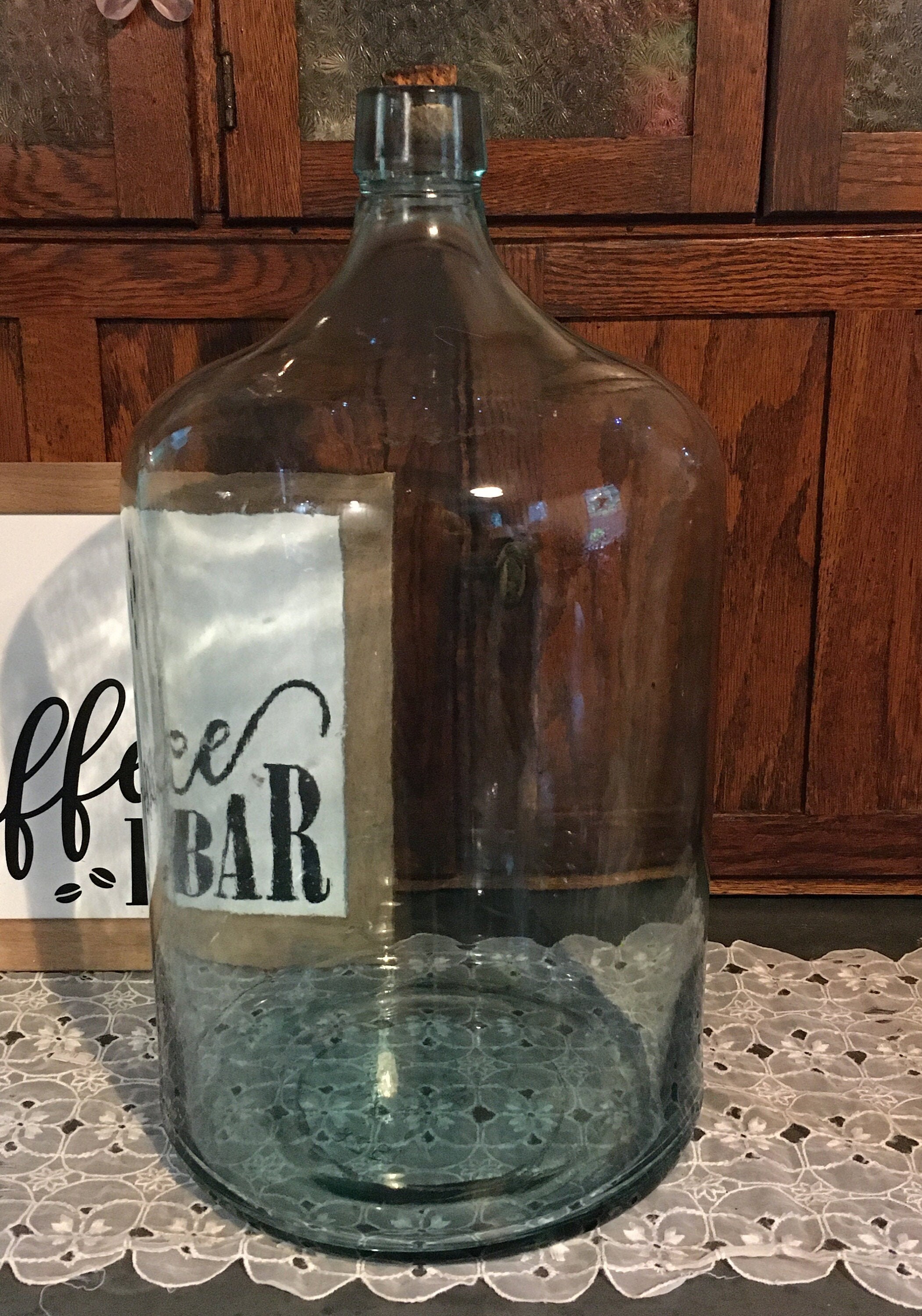 Glass Carboy for sale Only 3 left at 75