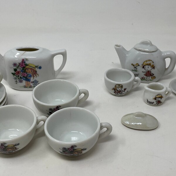 Made in Japan Miniature Tea Set Etsy