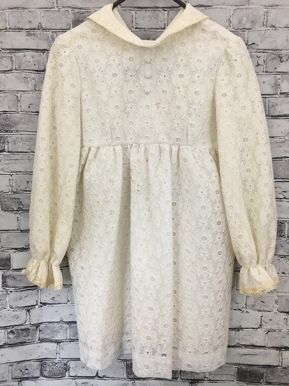 eyelet communion dress