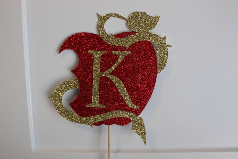 Disney Descendants Cake Topper Descendants Party Decor Etsy