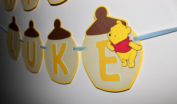 Feliz Cumpleanos Winnie El Estandarte Pooh Winnie El Etsy Feliz Cumpleanos Winnie El Estandarte Pooh Winnie El Etsy