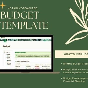 Notion Budget Template