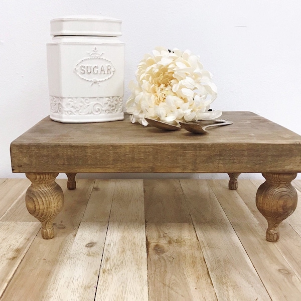 Farmhouse Table Riser Tray - Etsy