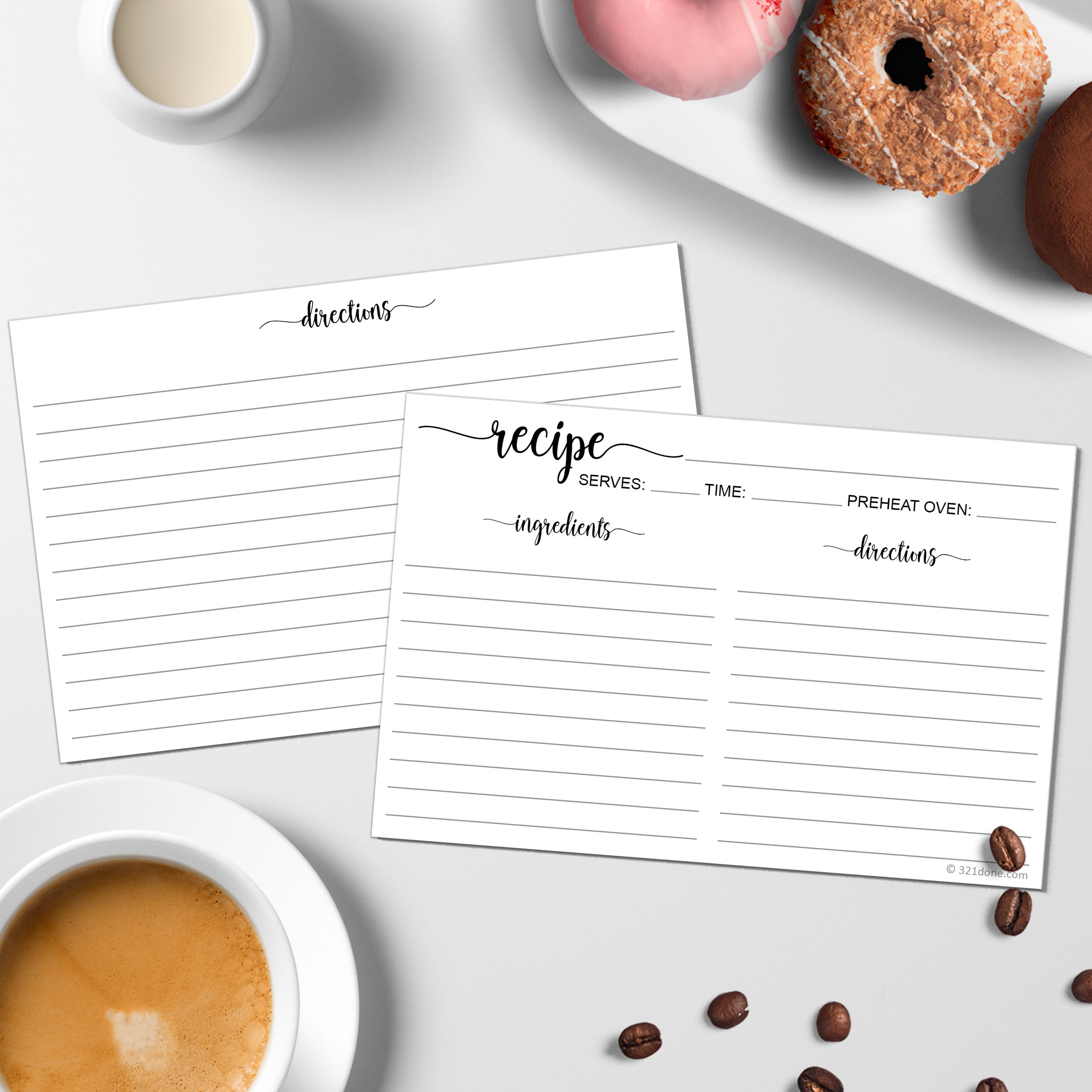 Thick Card Stock Paper 4x6 Double Sided Recipe Cards with Title Ingredients Cute Design Directions Bridal Shower Gift Idea Store or Share Recipes ● Wedding Bulk Thick Card Stock Paper 4x6 Double Sided Recipe Cards with Title Ingredients Cute Design Directions Bridal Shower Gift Idea Store or Share Recipes ● Wedding Bulk