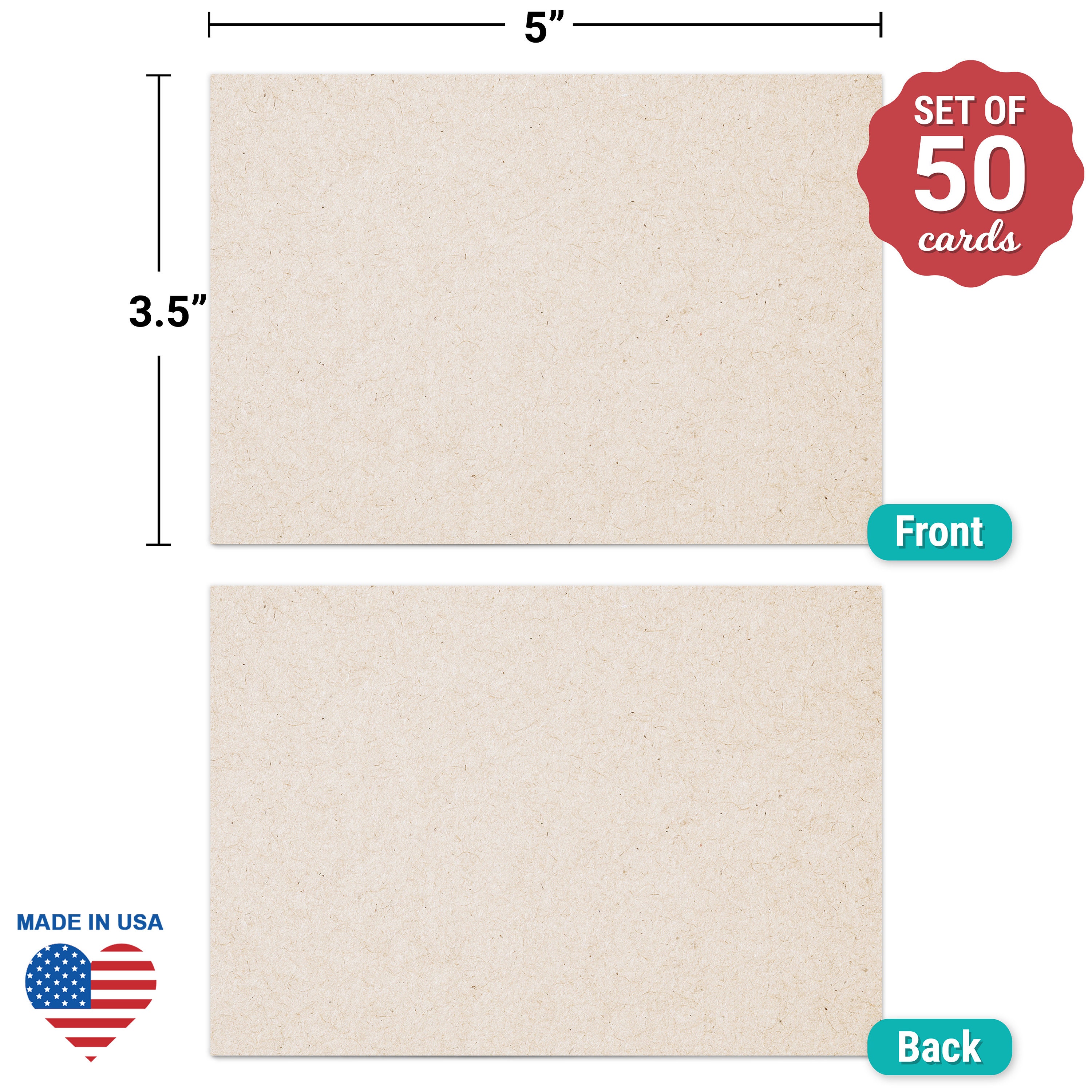 Blank White Index Cards 3.5x5 Inches set of 50 Notecards Etsy Australia