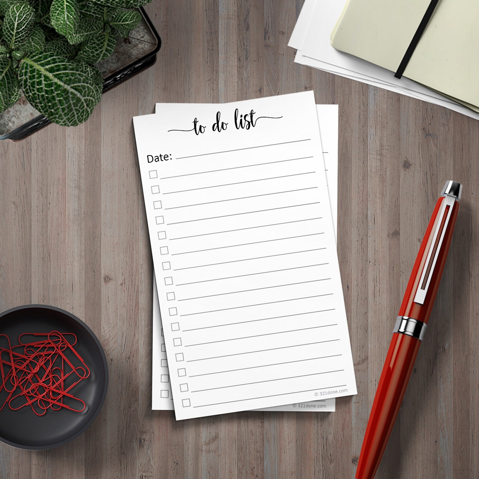 To Do List Cards set of 50 or 100 Vertical Index Cards Small Etsy