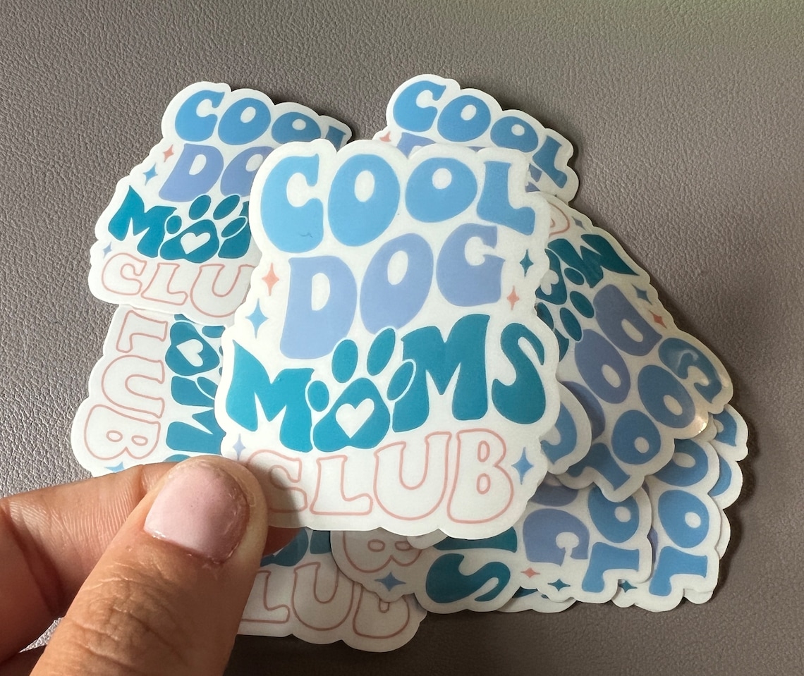 Sticker Pack for Dog Lovers Glossy Waterproof Vinyl Sticker, Waterproof