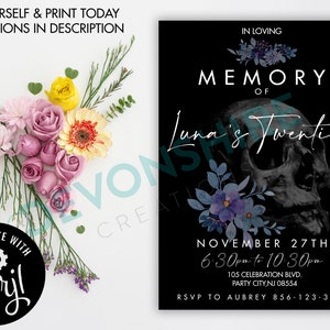 EDIT YOURSELF - Death to my 20s with Flowers, RIP to my Twenties, In loving memory of my Twenties, Funeral for my Youth