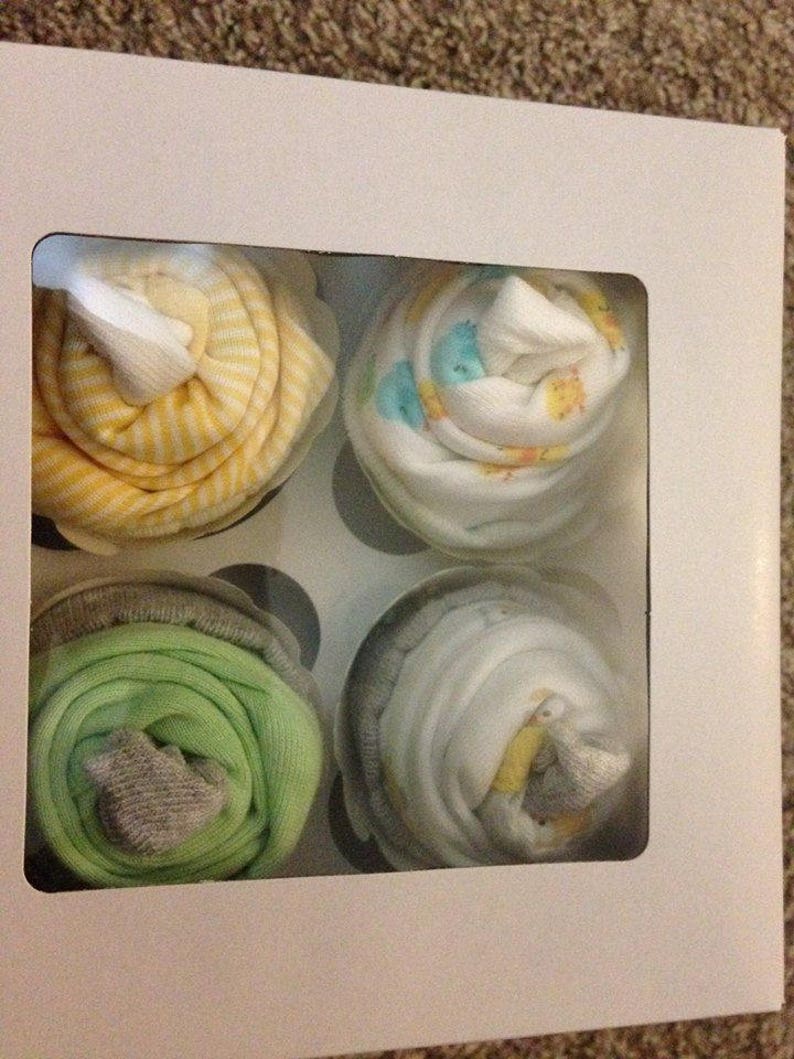 Onesie Cupcakes with free Shipping
