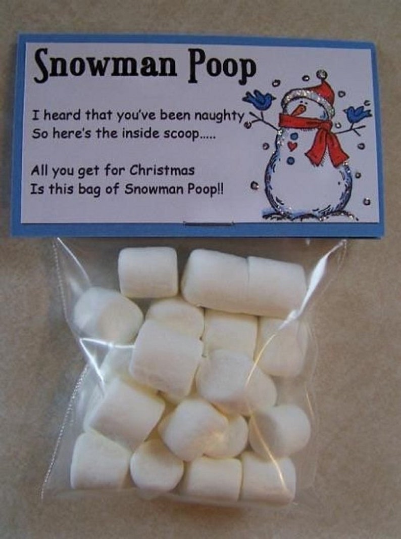 SNOWMAN POOP