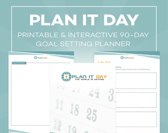 Plan it Day 90-Day Goal Setting Planner