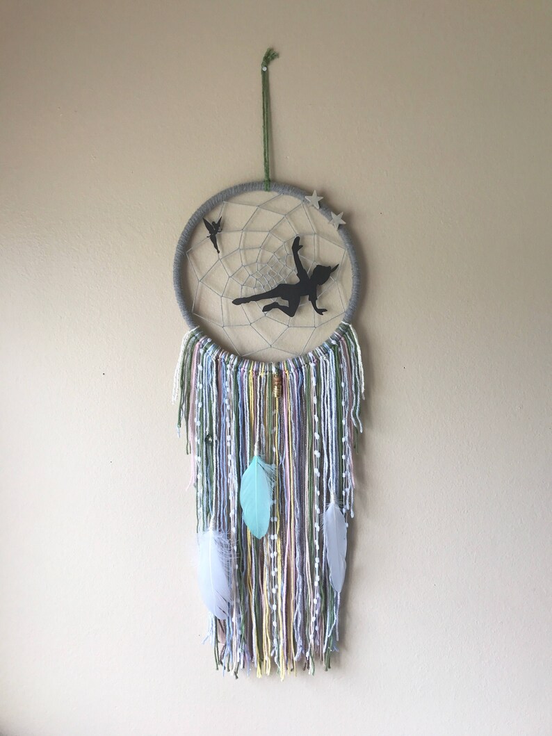 Peter Pan Inspired Dream Catcher Nursery Decor Neverland Etsy