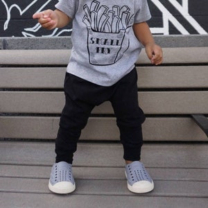 Baby harem pants black,  toddler boy harem pants, baby girl toddler girl pants,  toddler boy pants , baby shower gift for boy