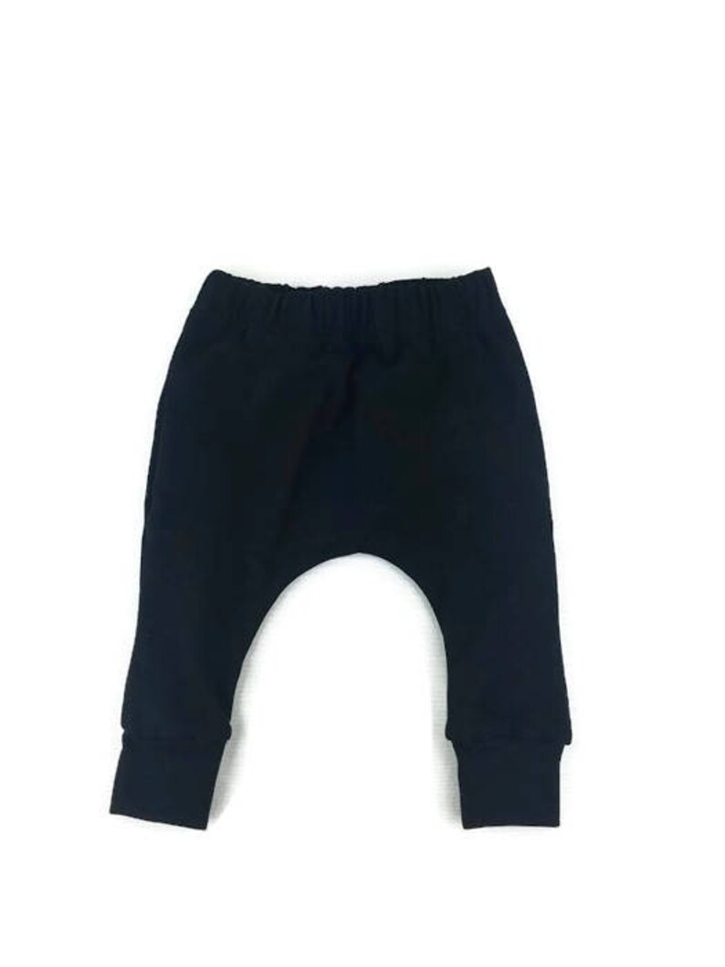 Baby Harem Pants Black Toddler Boy Harem Pants Baby Girl Etsy