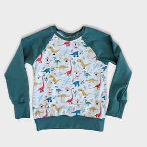 Dino pullover - dino shirt for kids - toddler to 8/9 - baby dino shirt - dino gifts under 40 - birthday gift third fourth fifth