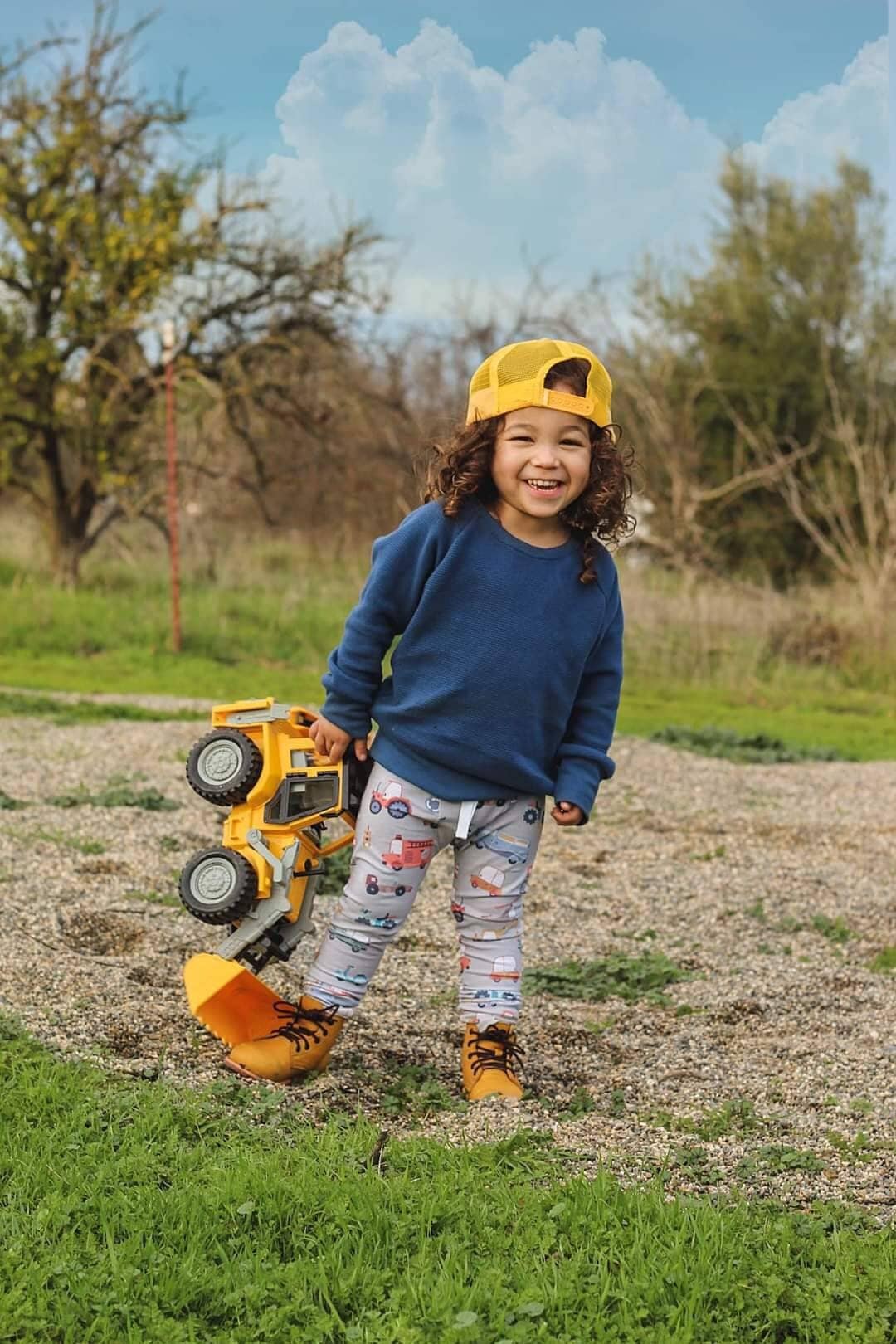 Vehicle Pants for Kids Cars and Trucks Baby Toddler Leggings Birthday