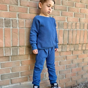 Solid waffle pants