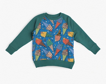 90s vibes ice cream shirt for kids