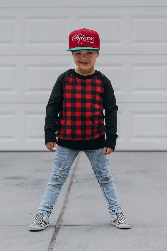 Camisa de cuadros para bebe sale