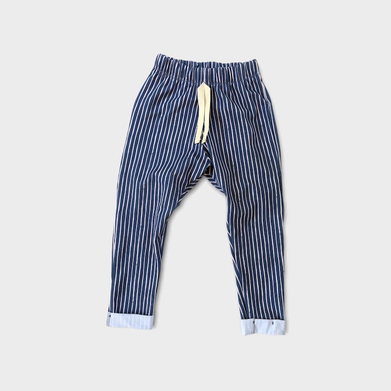 Railroad Striped Patch Pocket Utility Pants