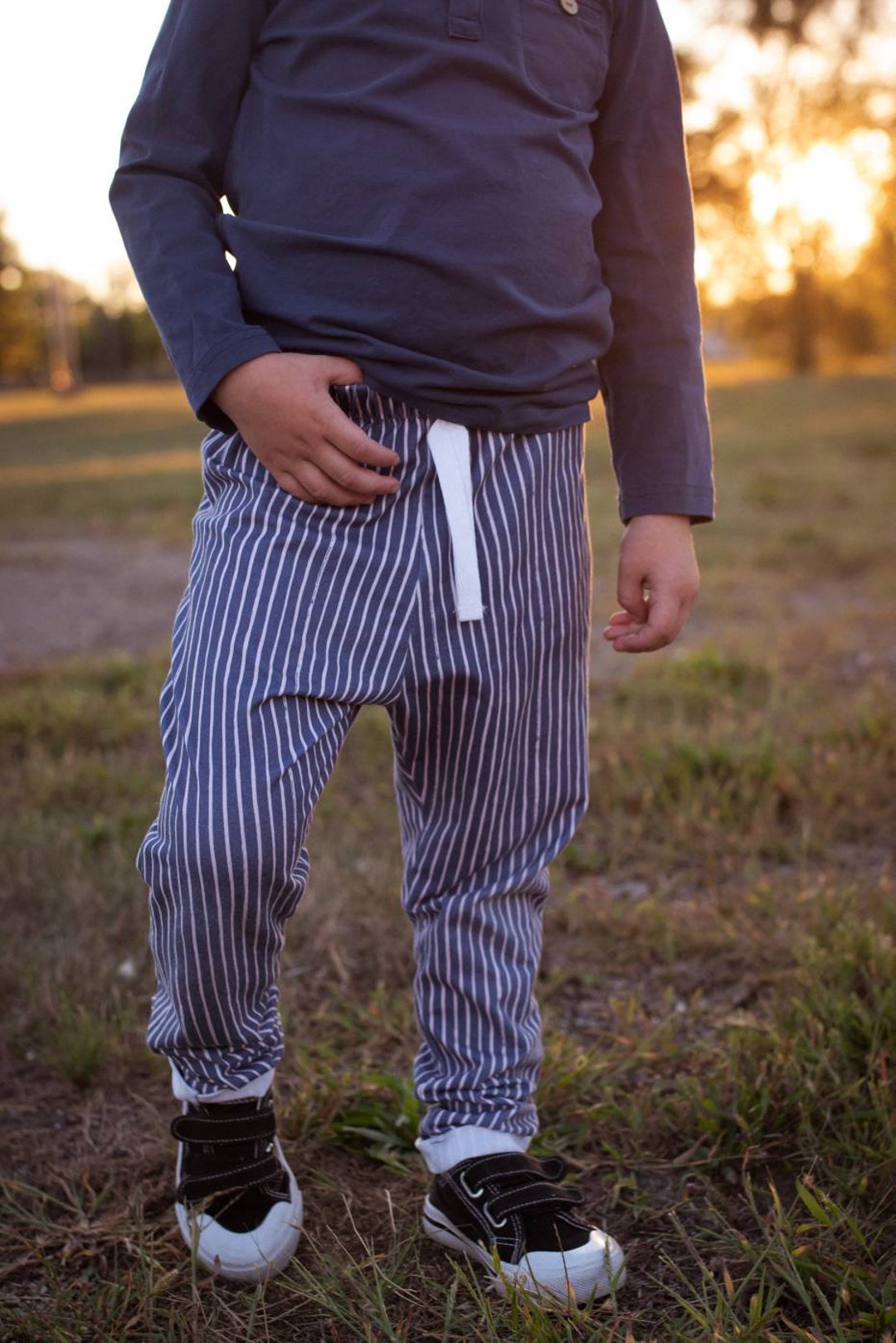Railroad Stripe Pants Hickory Stripe Pants - Etsy