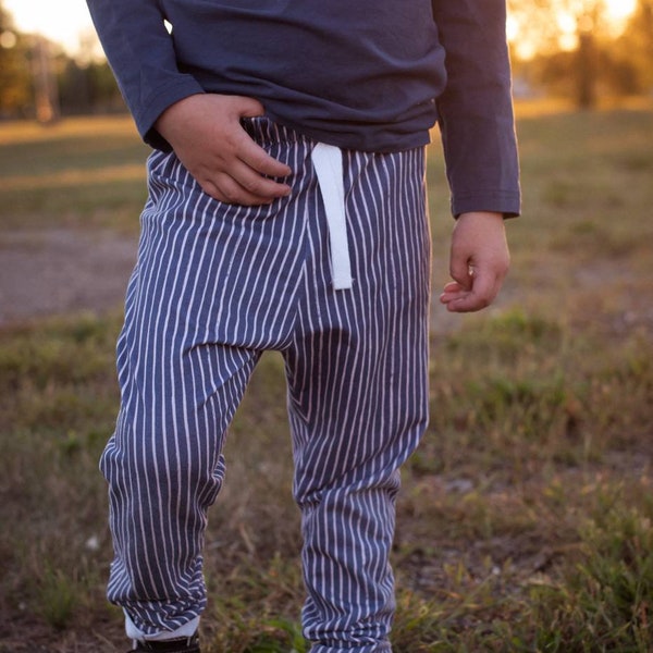 Railroad Stripe Pants Etsy