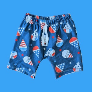 baby shorts - 4th of july shorts -fourth of july shorts -kid shorts- patriotic shorts -baby shorts -shorties - harem shorts