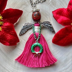 Christmas Angel Tassel Ornament