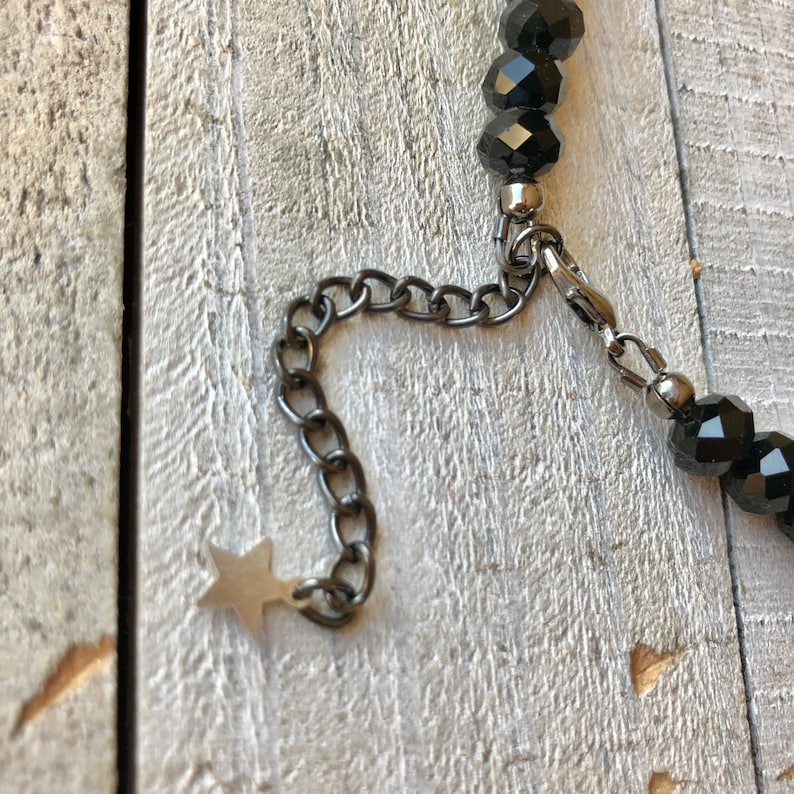 Star Glass Beaded Collar Necklace